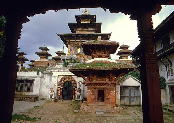 Индуистский храм в Катманду